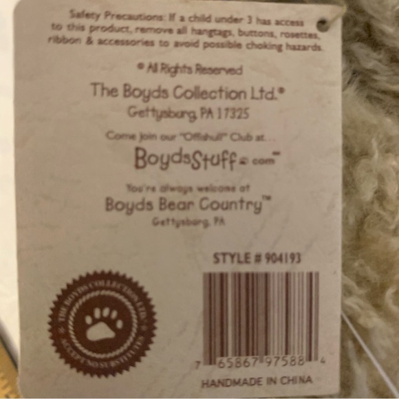 Boyds Bears Set of 4 (3 with Tags) Tyler Glorybear American Flag - Picture 16 of 16